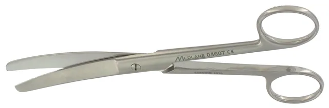 Ciseaux Gynécologique Doyen 185 mm Courbe — REF 04607P