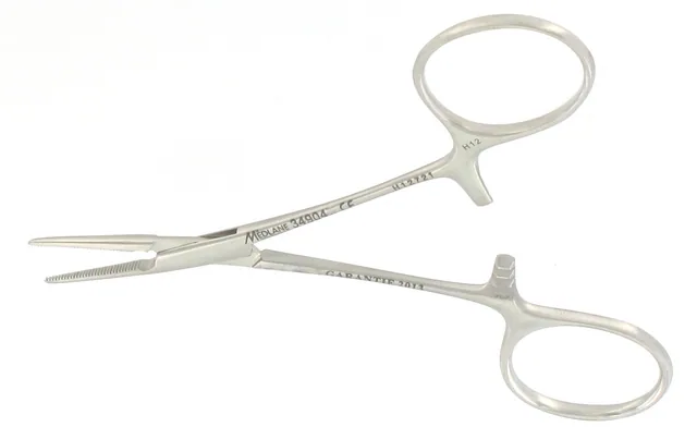 Artery forceps Halstead 10 cm straight without teeth — REF 34904P