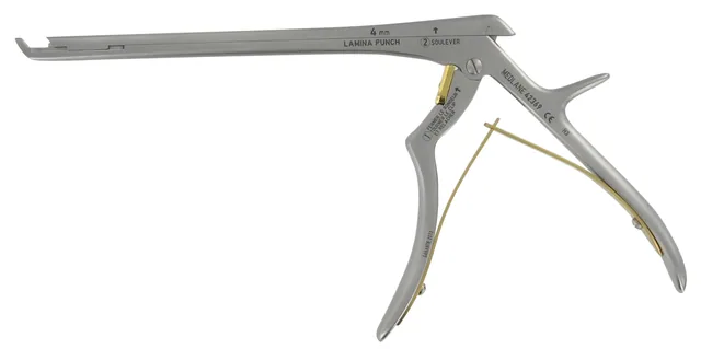 Rongeur Lamina punch Pm 180 X 5 mm 40° Ht detachable — REF 42379