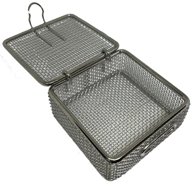 Panier Maille 80X80X40MM Clip Micro Couvercle Fixe Poignees Gamme H - REF H0047