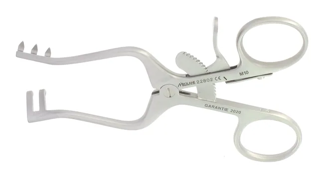 Retractor self-retaining Weitlaner Ths Sharp 2 X 3 10.5 cm — REF 22802P