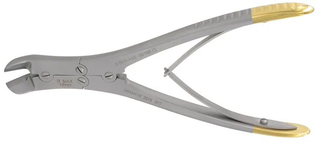 Wire cutting forceps 180 Hrd 1.5 mm/ Soft 2.0 mm tungsten carbide — REF 32106P