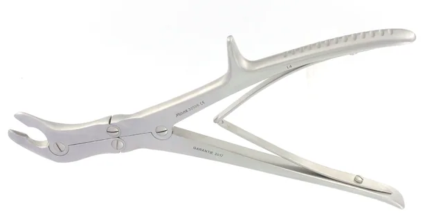 Pince Gouge Double Articulation Echlin 230 X 4MM Coudé — REF 32507P