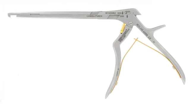 Lamina Punch Rongeur 180X 3MM 90° Low Démontable Non Détachable (small Handle) - REF 42358