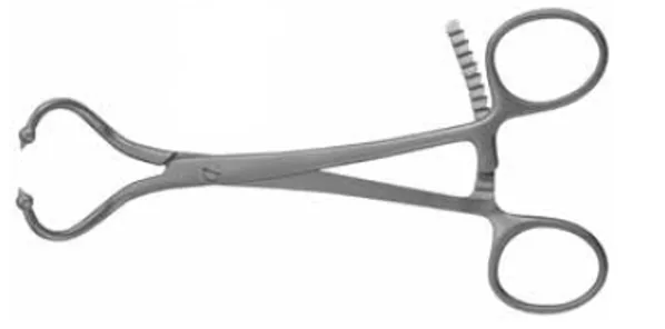 Hold. Fcps / Bone Red. Small Bones W /ball 16 Cm — REF 16411