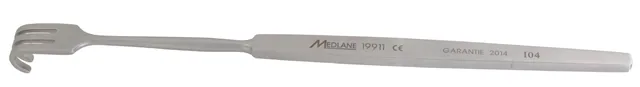 Retractor /handle Volkmann small handle 3 T blunt 16 cm — REF 19911P