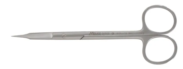 Ciseaux O. R. L. Goldman Fox 130 mm Courbe Crante - REF 05304