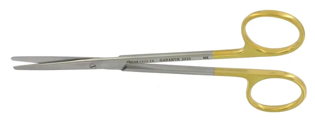 Dissecting scissors Metzenbaum.nelson 14.5 cm straight tungsten carbide — REF 04112P