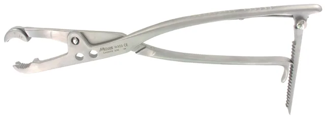 Holderforceps / bone Lambotte straight W/ Rat.33 cm — REF 16303P