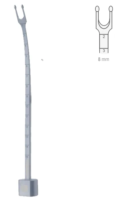 Scissors A bone osteotome Septum Nasal Obwegeser 8 mm — REF 51414