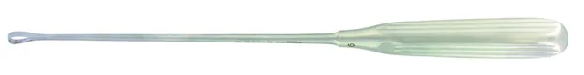 Vaginal curette Sims rigid sharp 27 5 X 16 mm — REF W686