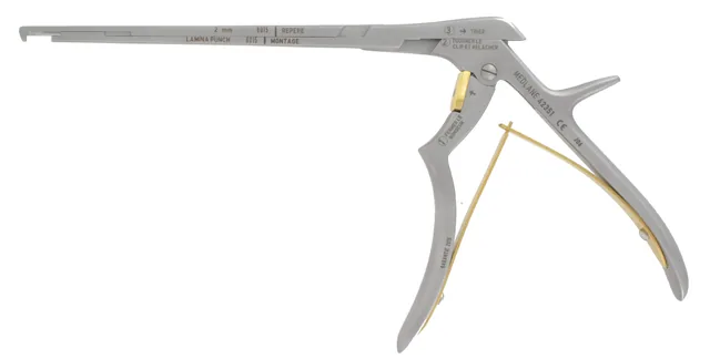 Rongeur Lamina punch Pm 180 X 1 mm 90° Bas detachable — REF 42348