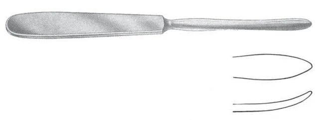 Elevateur Langenbeck Mousse Larg. 190 X 7 mm — REF 24604
