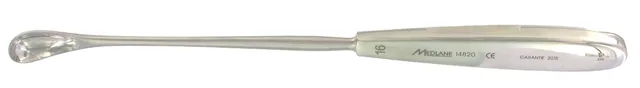 Vaginal curette Gourdet blunt 260 X 16 mm — REF 14820