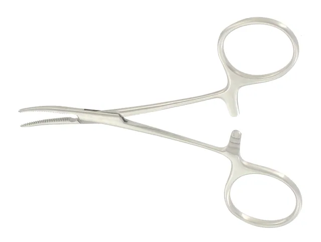 Artery forceps Halstead 10 cm curved without teeth — REF 34902P