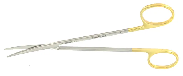 Dissecting scissors Metzenbaum.nelson 18 cm curved Del. tungsten carbide — REF 04204P