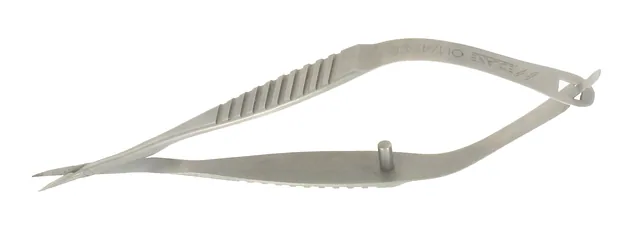 O-light Ciseaux Vannas Mic. c. pl.80x 5.5cbe Inox — REF OL174