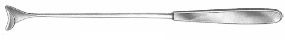 Retractor /handle Cushing bent 10 X 18 mm 20 cm — REF 18216