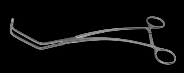 Vascular clamp Occl. Tang. Sat. D Ebakey 26 cm — REF 11407P