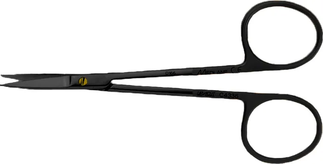 Up-cut Scissors Iris 115 Mm Curv. Ceramic — REF UC4336C