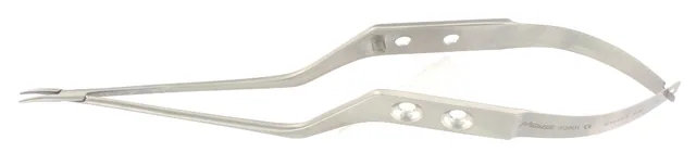 Porte Aiguille micro Yasargil 200 Droit Baïonnette Manche Troue — REF 40802